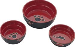 Ethical Products Spot Fresco Dish Cat Red 5in