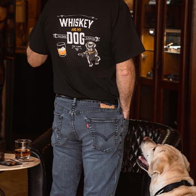 T-shirt: Whiskey and My Dog
