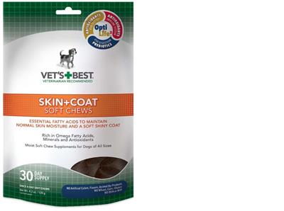 Vet's Best Skin & Coat Soft Chews 1ea/4.2 oz, 30 ct