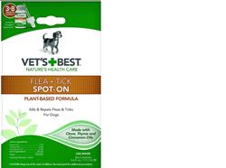 Vet's Best Flea and Tick Spot-On 1ea/4.6 ml, 4 ct