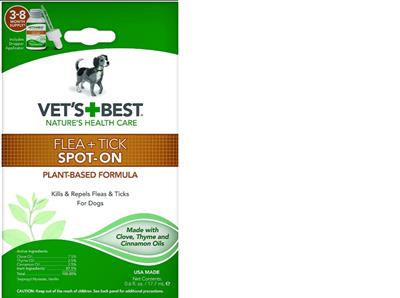 Vet's Best Flea and Tick Spot-On 1ea/4.6 ml, 4 ct