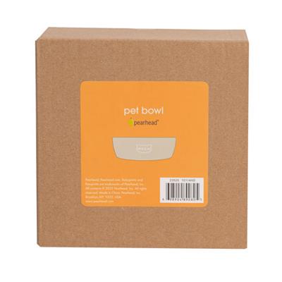 Taupe Meow Cat Bowl, Small