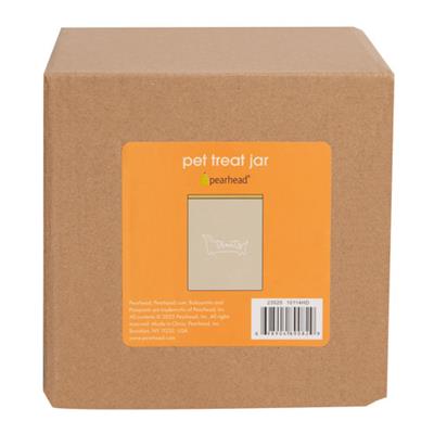 Taupe Good Dog Treat Jar