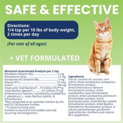 Ready Balance Probiotic Gel for Cats - 3.5oz - Squeezable