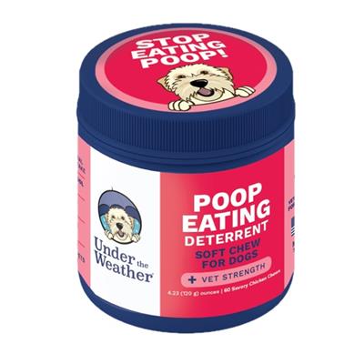 Poop Eating Deterrent - Coprophagia Chew For Dogs - 60 Soft Chews