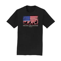 Unisex T-Shirt: For Dog and Country (Black)