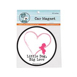 Car Magnet: Little Dog, Big Love