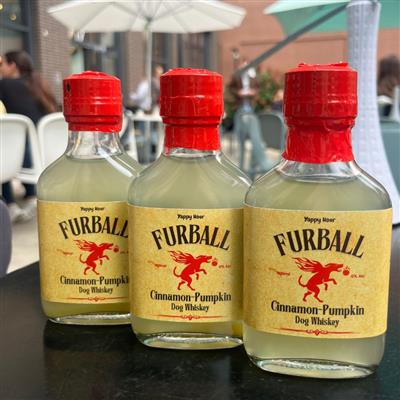 Furball Dog Whiskey Miniatures 4ct