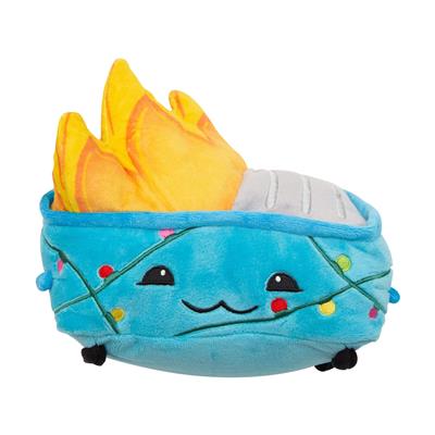SnugArooz Christmas Dumpster Fire Plush Dog Toy