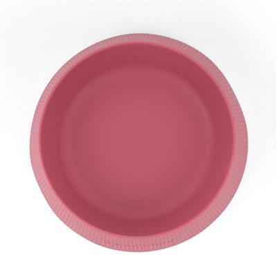 Houndstone Silicone Cat Bowl, Dishwasher Safe, Rosewood