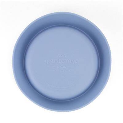 Houndstone Silicone Cat Bowl, Dishwasher Safe, Sky Blue