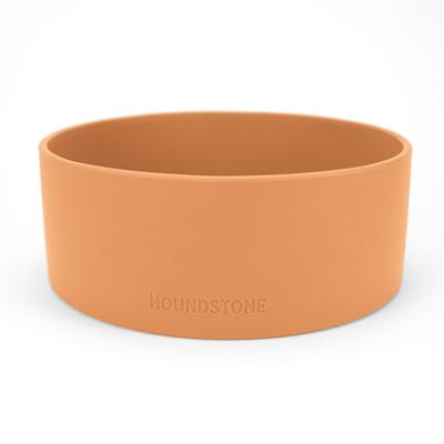 Food Grade Silicone Dog Bowl - Marigold, 4.5 Cups Volume, Dishwasher Safe