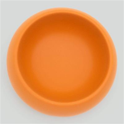 Houndstone BPA Free Silicone Dog Bowl, Dishwasher Safe, 1 Cup, Marigold