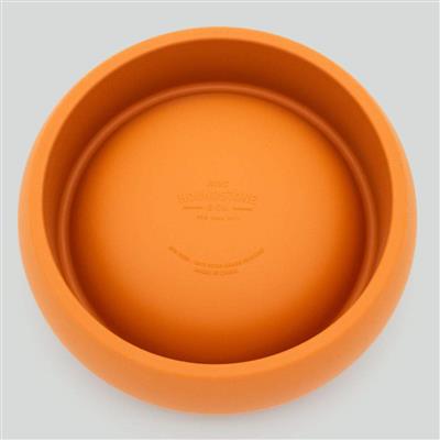 Houndstone BPA Free Silicone Dog Bowl, Dishwasher Safe, 1 Cup, Marigold