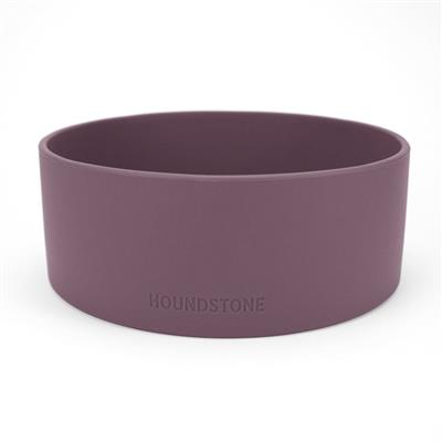 Houndstone BPA Free Silicone Dog Bowl, 4.5 Cups, Dishwasher Safe, Plum