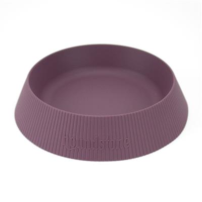Houndstone Food Grade Silicone Cat Bowl, Dishwasher Safe, Plum
