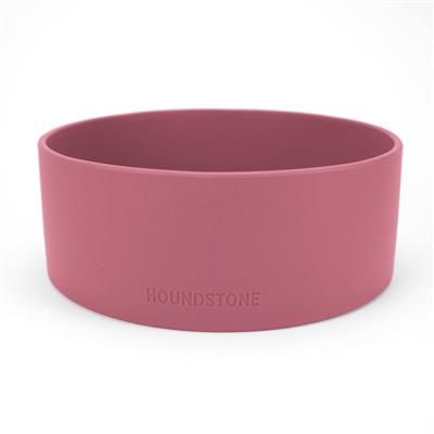 Houndstone BPA Free Silicone Dog Bowl, 4.5 Cups, Dishwasher Safe, Rosewood
