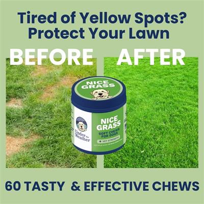 Nice Grass (Stops Yellow Patches) Soft Chews for Dogs