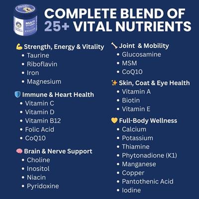 Multivitamin Daily Soft Chew For Dogs - 60 Count