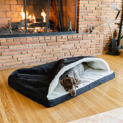 Orthopedic Luxury Cozy Cave® Rectangle Dog Bed - Microsuede
