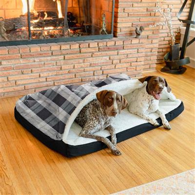 Orthopedic Luxury Cozy Cave® Rectangle Dog Bed - Wag Collection