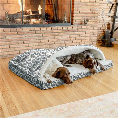 Orthopedic Luxury Cozy Cave® Rectangle Dog Bed - Wag Collection