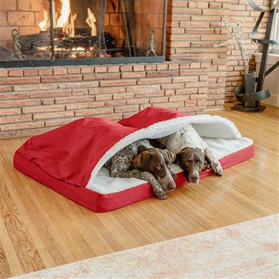Fully Washable Forgiveness Cozy Cave® Rectangle Dog Bed