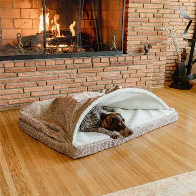 Forgiveness Fully Washable Luxury Cozy Cave® Rectangle Dog Bed - Show Dog Collection