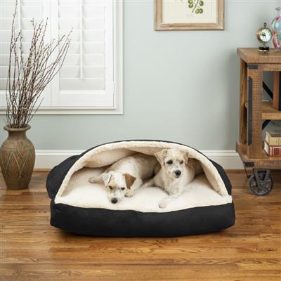 Luxury Cozy Cave® Rectangle Dog Bed - Microsuede