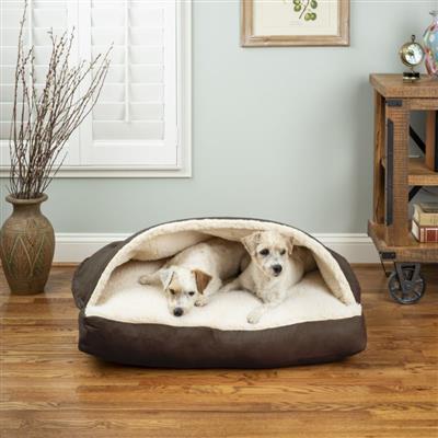 Luxury Cozy Cave® Rectangle Dog Bed - Microsuede