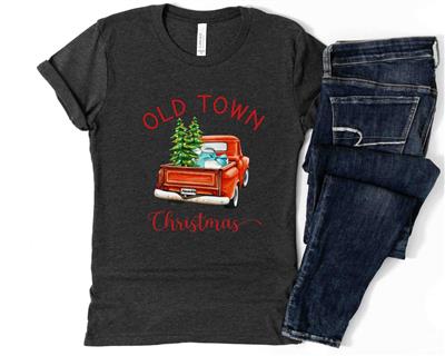Winter Shirt | Unisex TSHIRT | Holiday Shirt | People Shirt | OLD TOWN CHRISTMAS