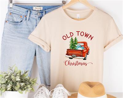 Winter Shirt | Unisex TSHIRT | Holiday Shirt | People Shirt | OLD TOWN CHRISTMAS