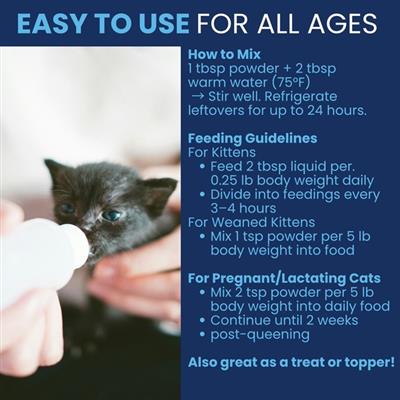 Goat Milk - Milk Replacer for Cats & Kittens + Colostrum