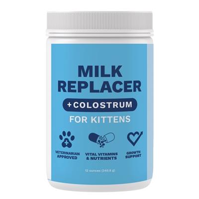 Milk Replacers for Cats & Kittens + Colostrum