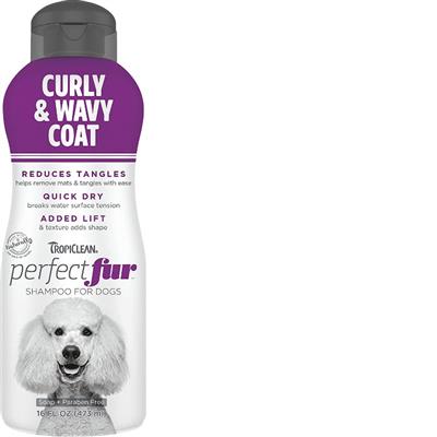 TropiClean PerfectFur Curly & Wavy Coat Shampoo for Dogs 1ea/16 oz