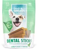 TropiClean Fresh Breath Dental Sticks for Dogs Vanilla Mint 1ea/8 oz, 8 ct, Regular