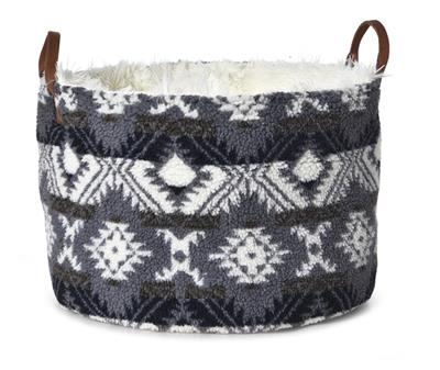 Max & Marlow Round Lounger Cat Bed Black & White, 1ea