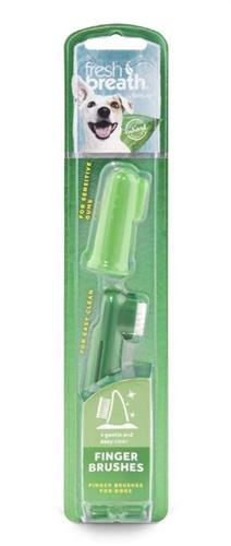 TropiClean Fresh Breath Finger Brushes for Dogs 1ea/2 pc