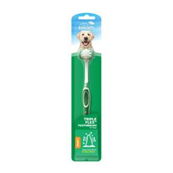 TropiClean Fresh Breath Triple Flex Toothbrush for Dogs 1ea/LG