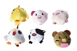 Max & Marlow Cat Farm Animals Assorted 1ea/6 pk