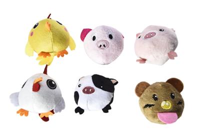 Max & Marlow Cat Farm Animals Assorted 1ea/6 pk