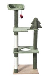 Max & Marlow 3 Level Cat Pine Tree 1ea/51 in.
