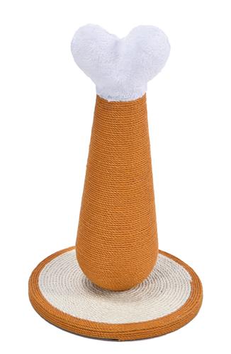 Max & Marlow Apple Novelty Cat Scratcher Drumstick, 1ea