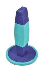Max & Marlow Apple Novelty Cat Scratcher Blue, 1ea