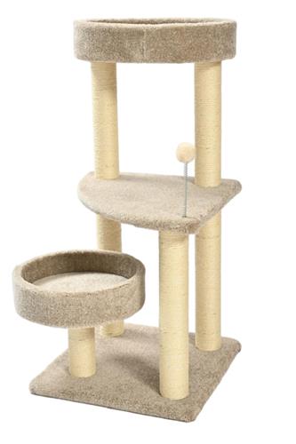 Max & Marlow Multi Level Carpet Cat Tower 1ea/36 in.
