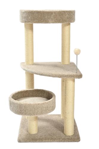 Max & Marlow Multi Level Carpet Cat Tower 1ea/36 in.
