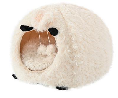 Max & Marlow Dome Cat Cave Sheep, 1ea