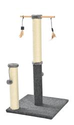 Max & Marlow Dual Post & Mobile Cat Scratching Playset 1ea