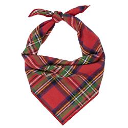 Christmas Bandana | Fall Bandana | Plaid Bandana | Flannel Bandana | Holiday Bandana