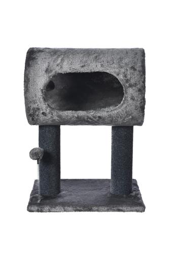 Max & Marlow Tunnel 2 Level Cat Tree w/ Toy 1ea